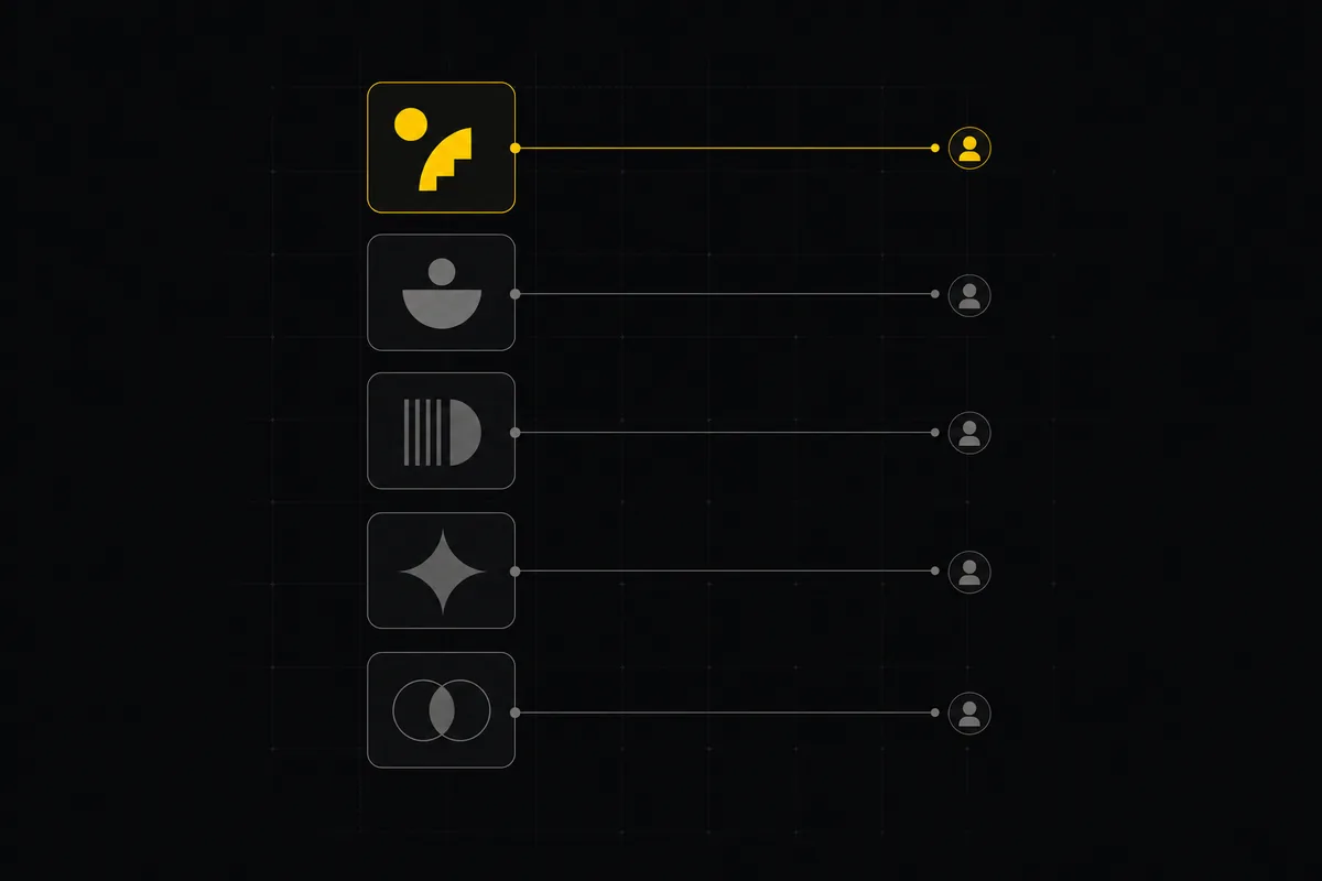 The agent roster in a Taskfolk workspace showing connected AI agents and their status